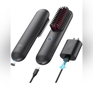 🆕TYMO Porta Cordless Hair Straightener Brush